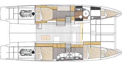 Fountaine-pajot Cumberland 47 Layout 1