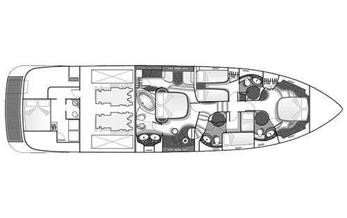 Azimut-yachts Fly 68evo Layout 1
