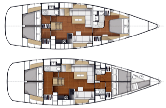 Hanse-yachts Hanse 545 Layout 1