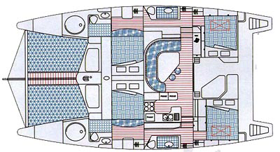 Knysna-catamaran Knysna 440 Layout 1