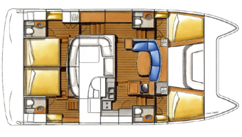 Lagoon-catamaran Power 44 Layout 1