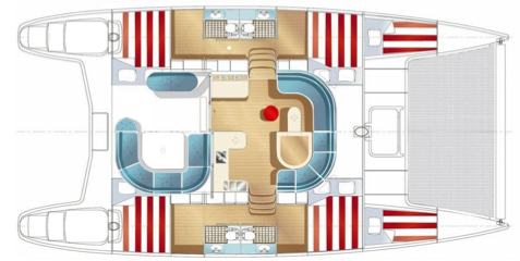 Nautitech-catamaran Nautitech 442 Layout 1