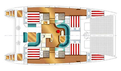 Nautitech-catamaran Nautitech 47 Layout 1