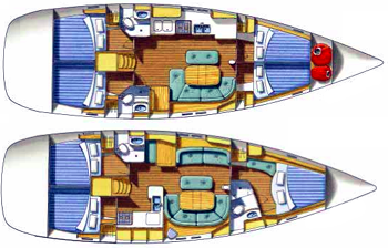 Beneteau Oceanis 473 Layout 1