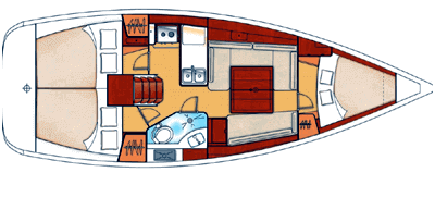 Beneteau Oceanis 34 Layout 1