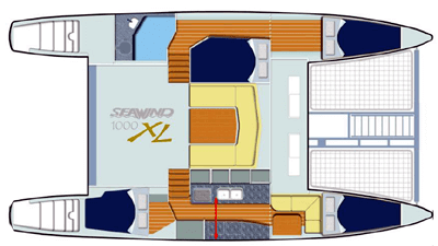 Seawind-catamaran Seawind 1000xl Layout 1