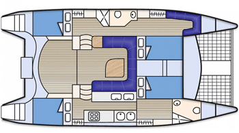 Seawind-catamaran Seawind 1250 Layout 1