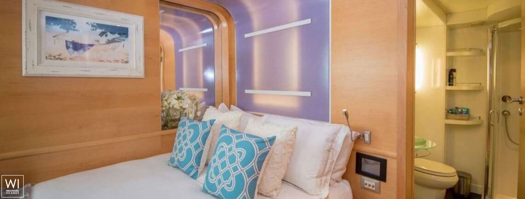 Bella Vita (ex Necker Belle) CMN Catamaran 32M Interior 1