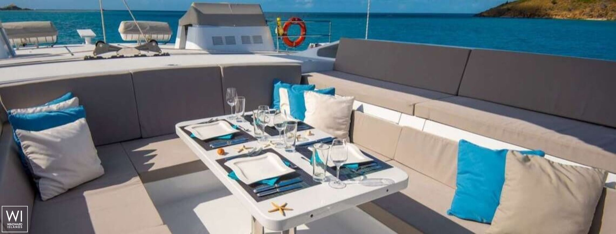 Bella Vita (ex Necker Belle) CMN Catamaran 32M Exterior 1