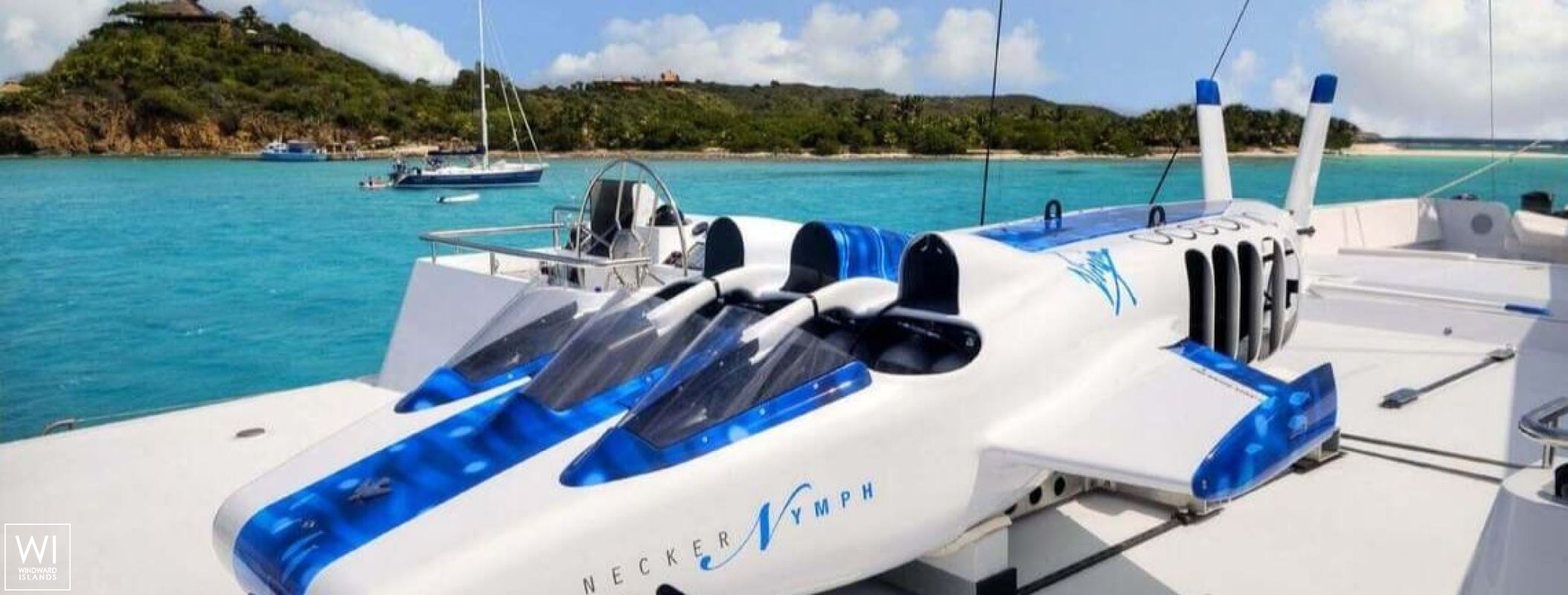 Bella Vita (ex Necker Belle) CMN Catamaran 32M Exterior 1