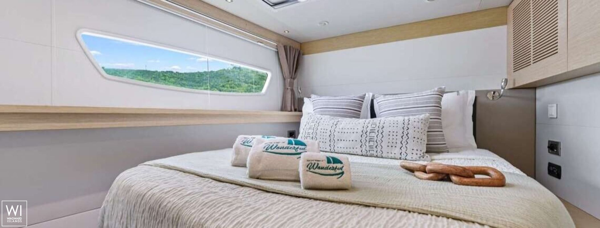 SOME KIND OF WONDERFUL  Fountaine Pajot Victoria 67' Interior 1