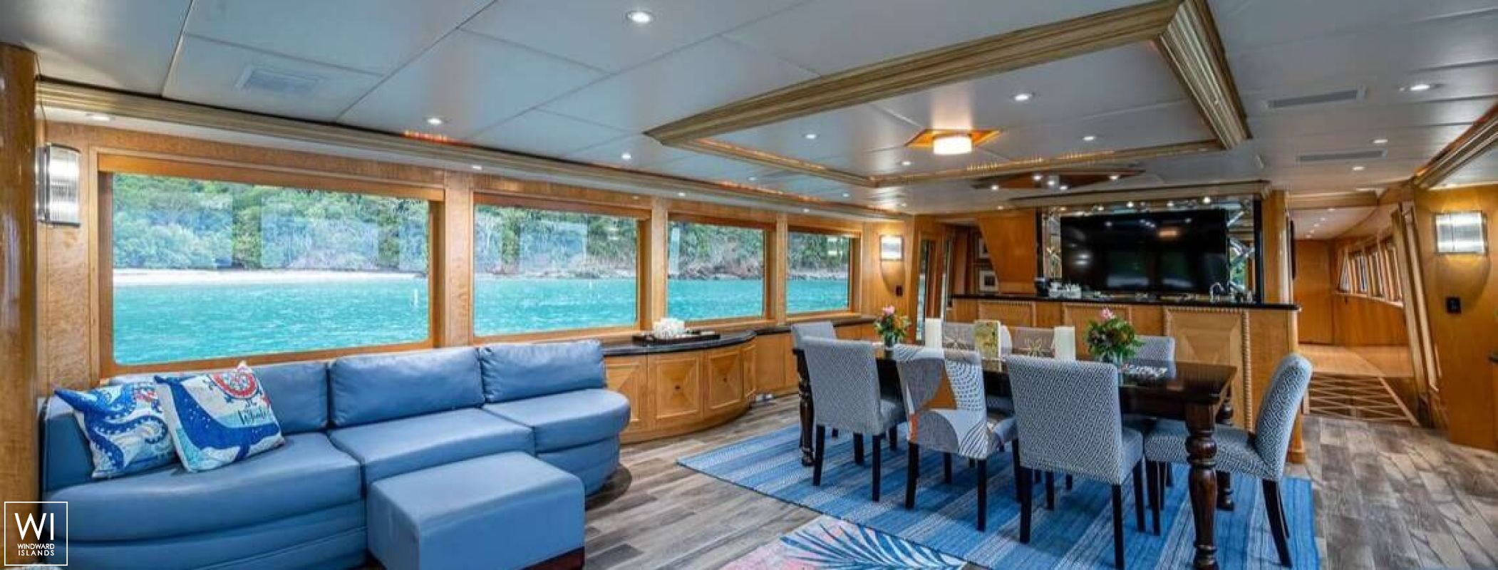DENISE ROSE  Broward Marine Yacht 33m Interior 1