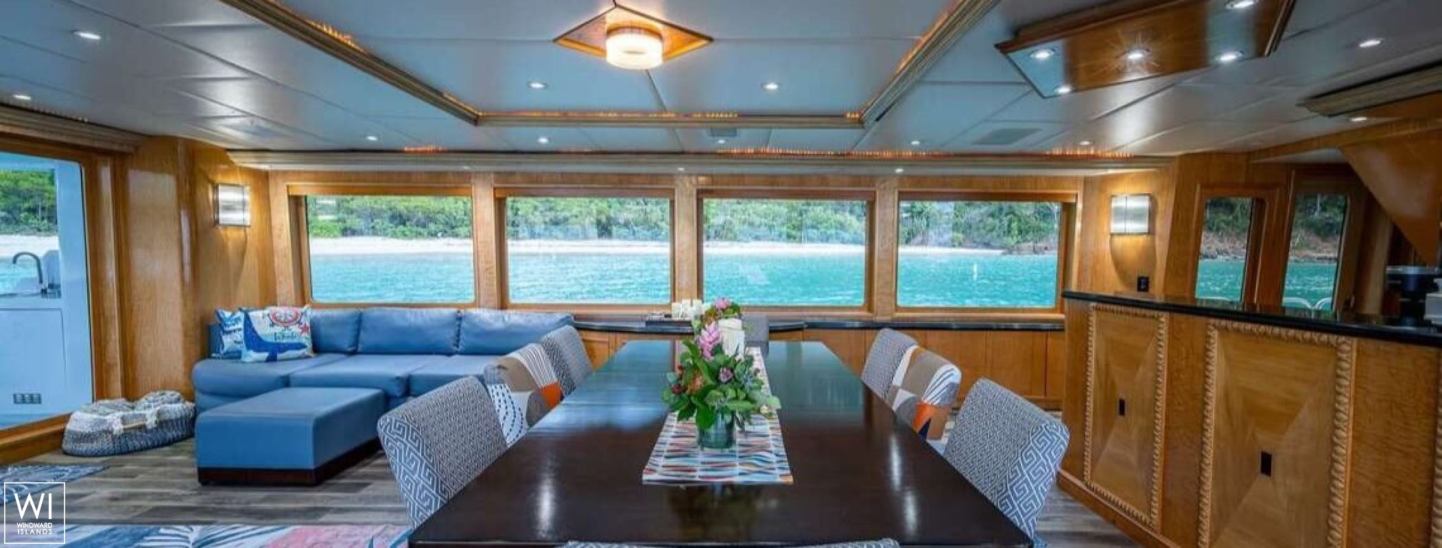 DENISE ROSE  Broward Marine Yacht 33m Interior 1