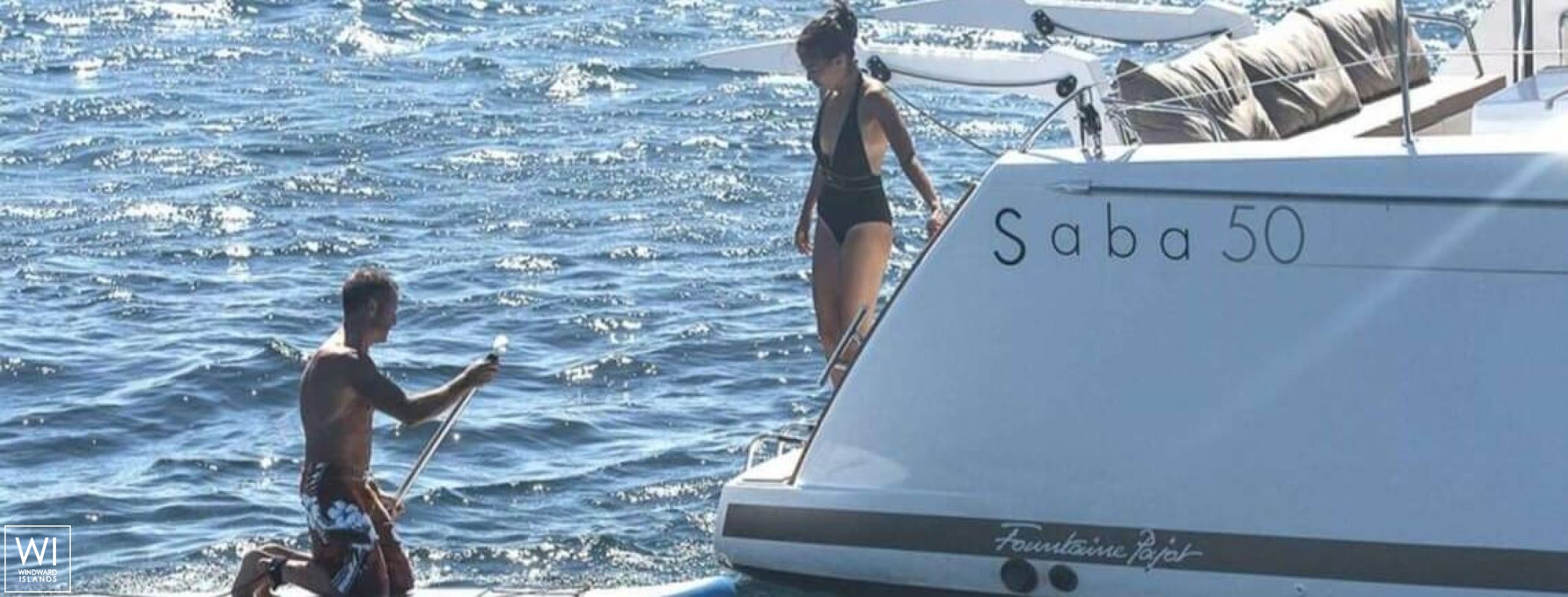 Cashmere  (ex SEA DRAGON) Fountaine Pajot Saba 50 Exterior 4