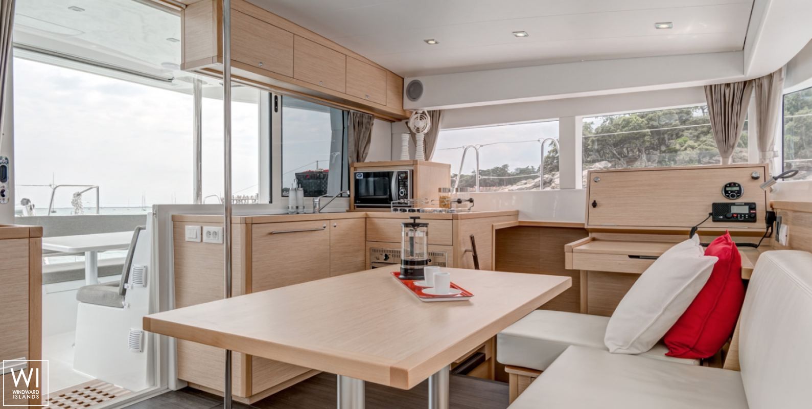 Power 40 Lagoon Catamaran Interior 1