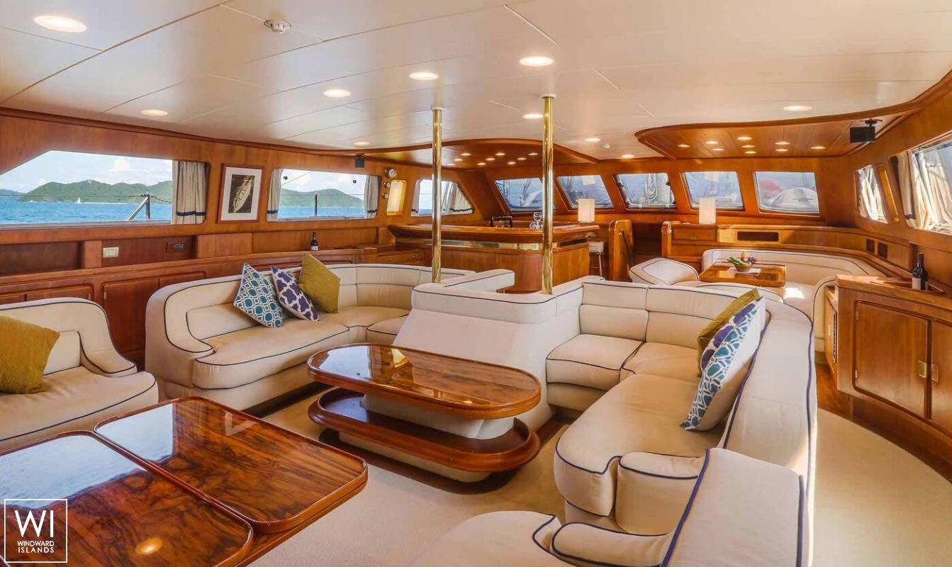 La Numero Uno (ex Clan VI) Perini Navi Ketch 40M Interior 11