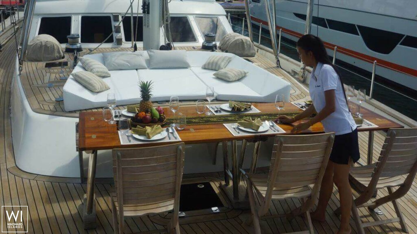 La Numero Uno (ex Clan VI) Perini Navi Ketch 40M Interior 16