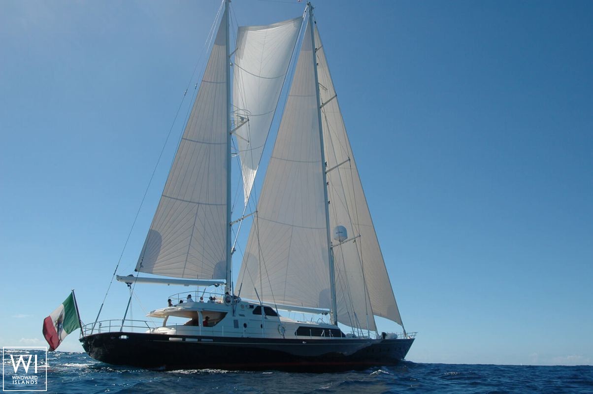 La Numero Uno (ex Clan VI) Perini Navi Ketch 40M Exterior 4