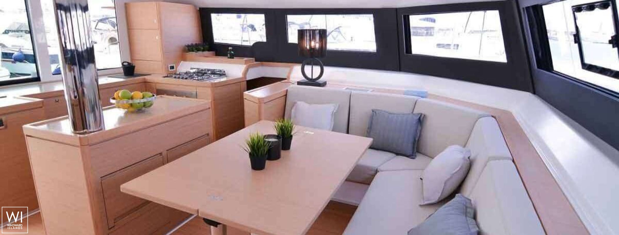 JOVY  Dufour Yachts Catamaran 48 Interior 1