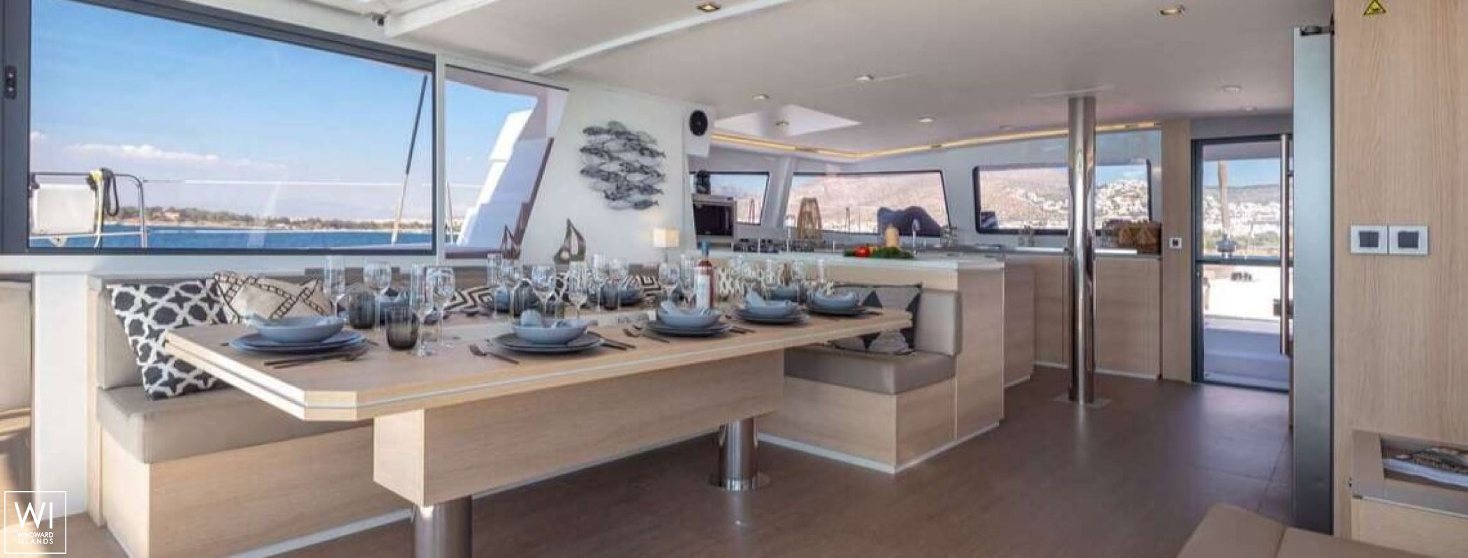 License to chill  Catana Catamaran Bali 5.4 Interior 1