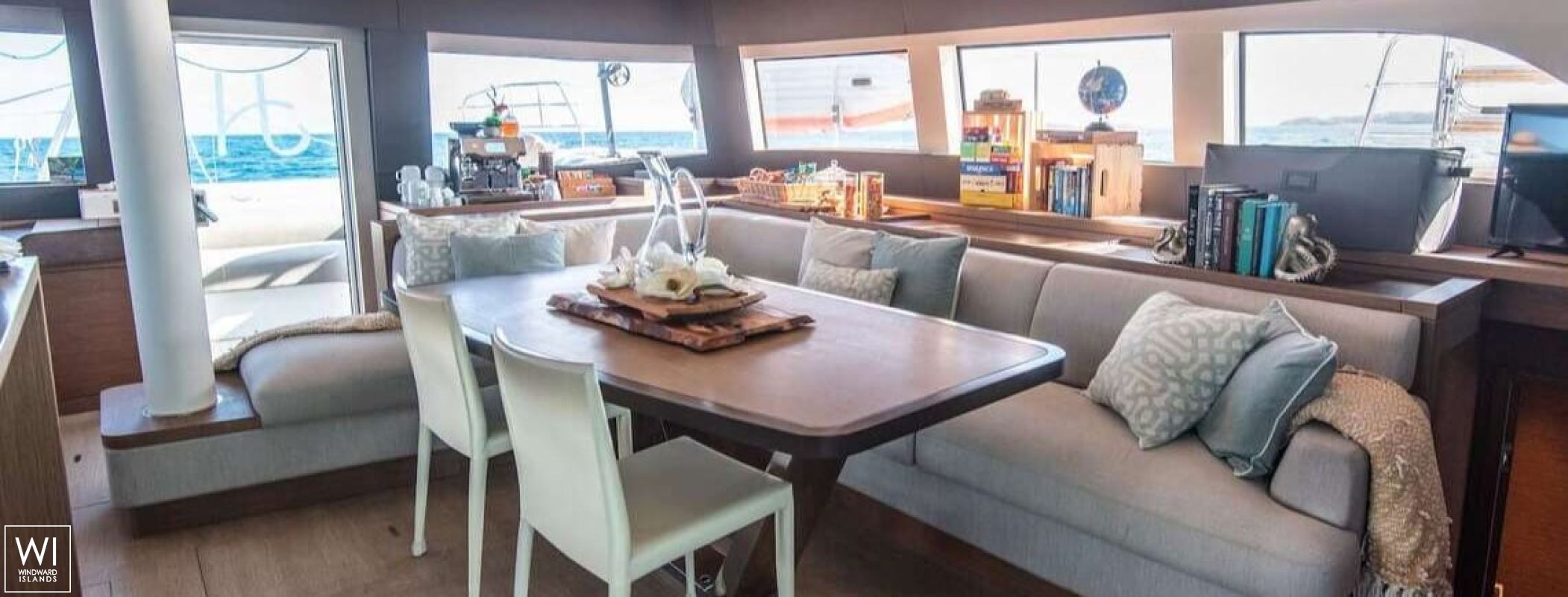 JUSTIFIED HORIZONS  Lagoon Catamaran Lagoon 65 Interior 24