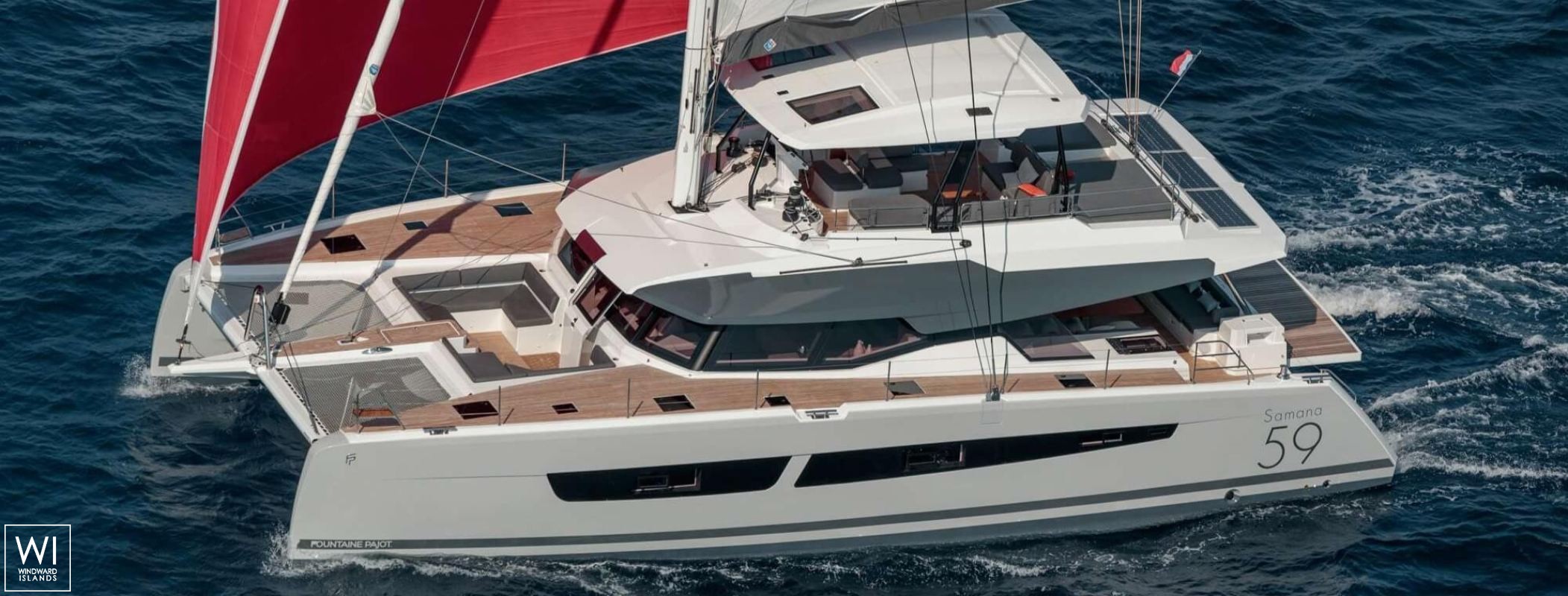 KRAZY KAT  Fountaine Pajot Samana 59 Exterior 2