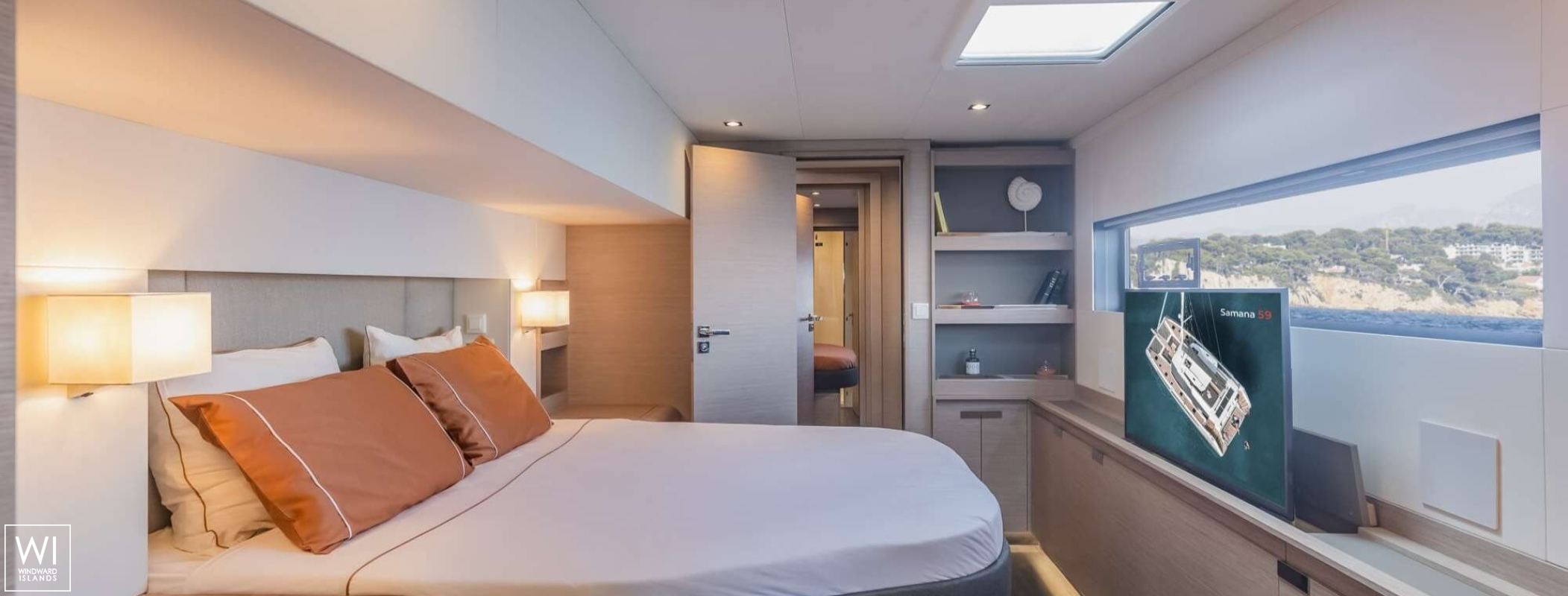 KRAZY KAT  Fountaine Pajot Samana 59 Interior 14