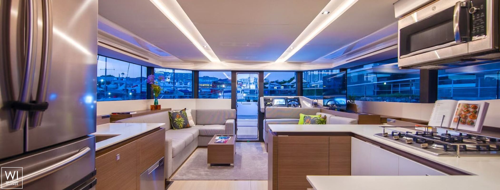 Zambezia  Leopard Yachts Leopard 53 Powercat Interior 1
