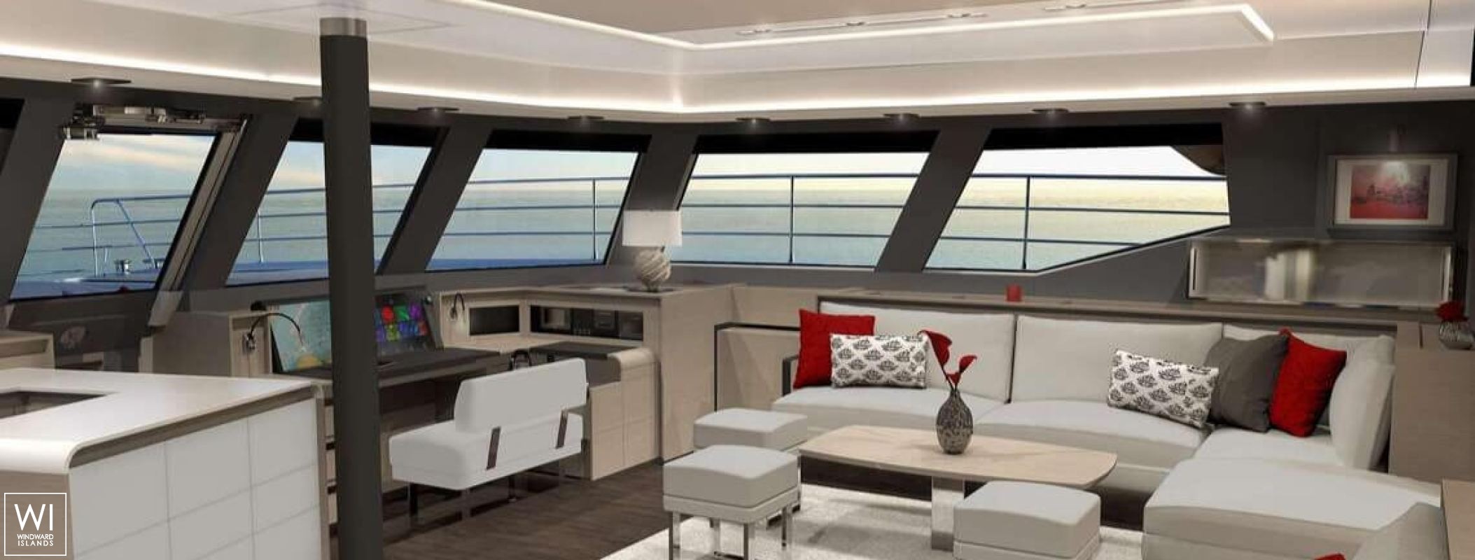 D2  Fountaine Pajot Power 67 Interior 13