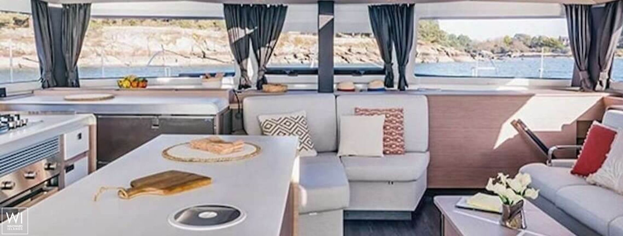 Beyond  Fountaine Pajot Aura 51 Interior 4