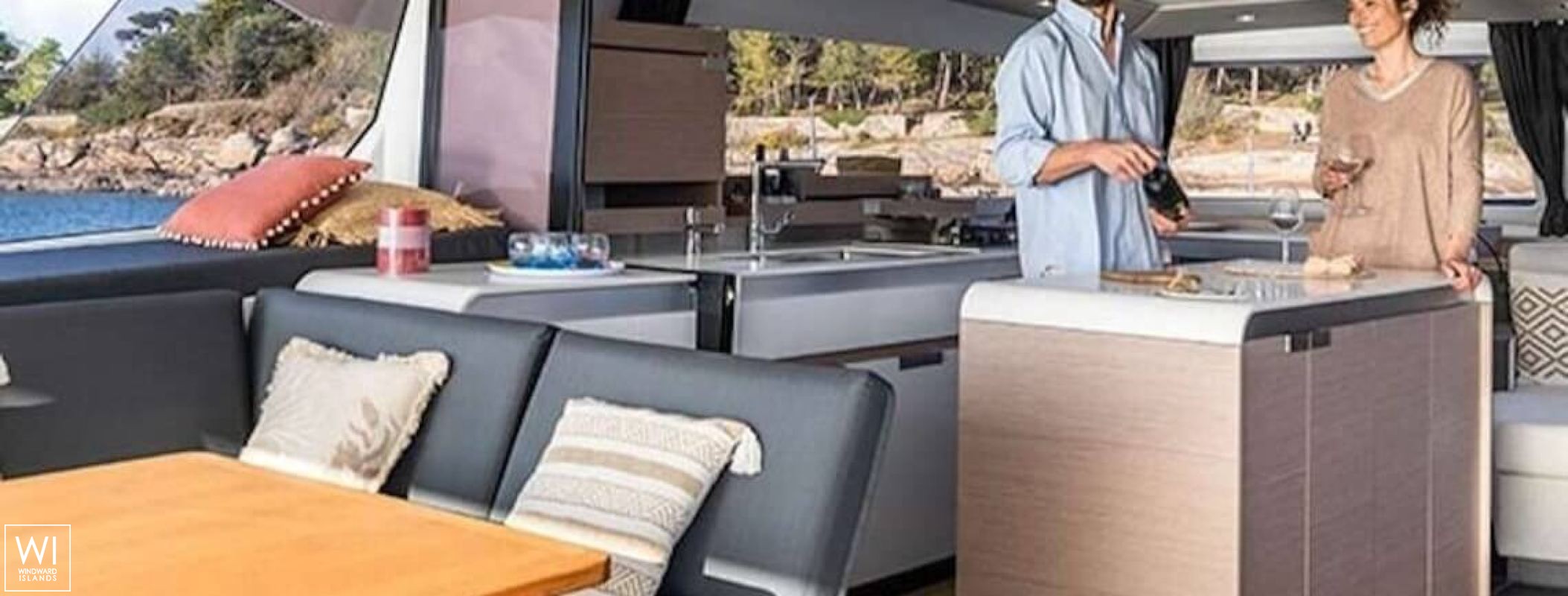 Beyond  Fountaine Pajot Aura 51 Interior 5