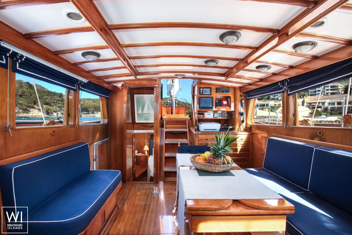GAEL I  Abeking & Rasmussen Yacht Ketch Interior 1