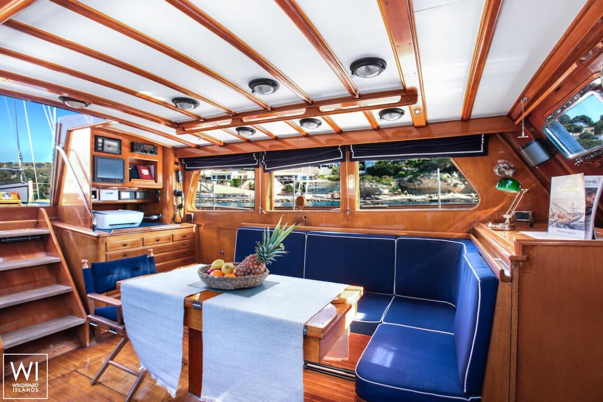 GAEL I  Abeking & Rasmussen Yacht Ketch Interior 1