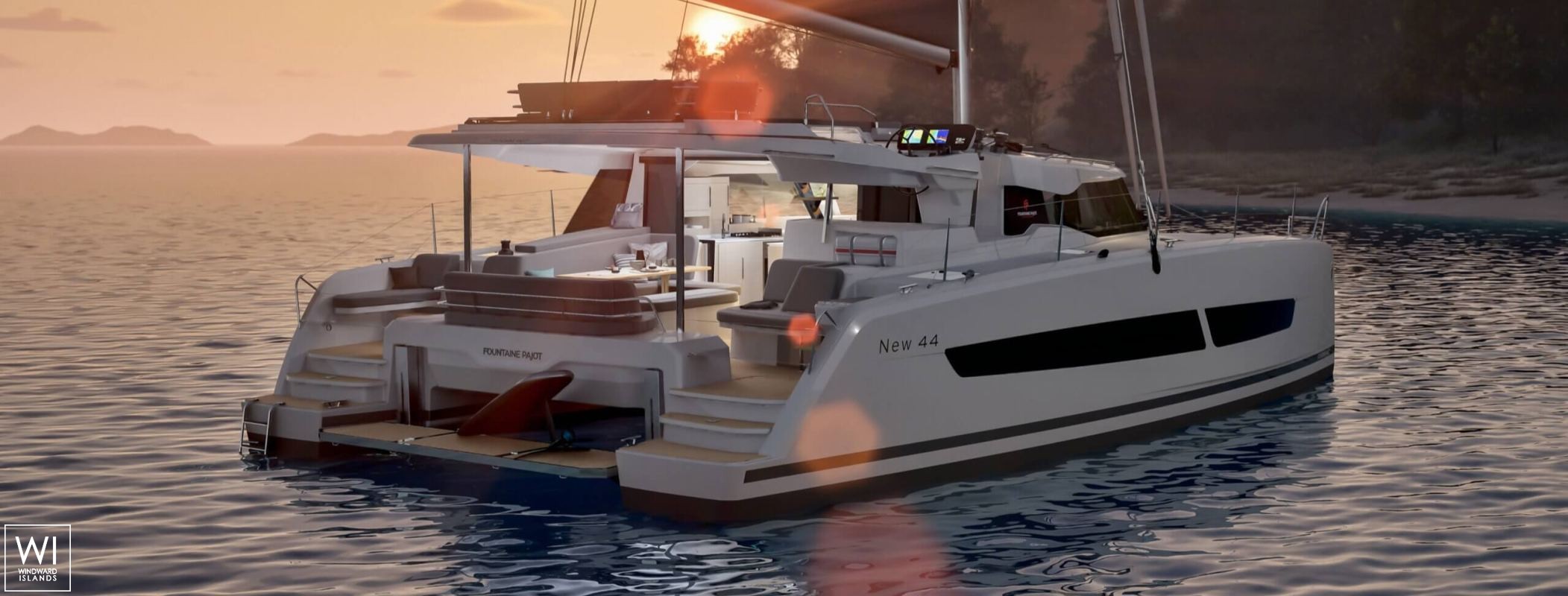 Catamaran 44 Fountaine Pajot Exterior 5