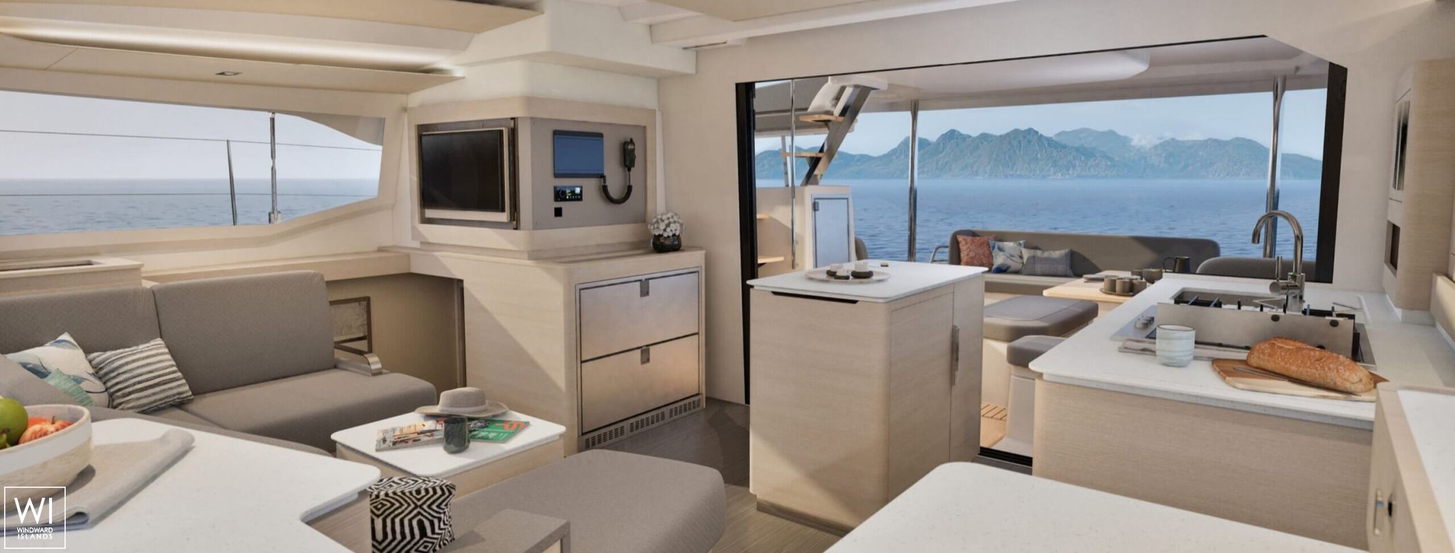 Catamaran 44 Fountaine Pajot Interior 1