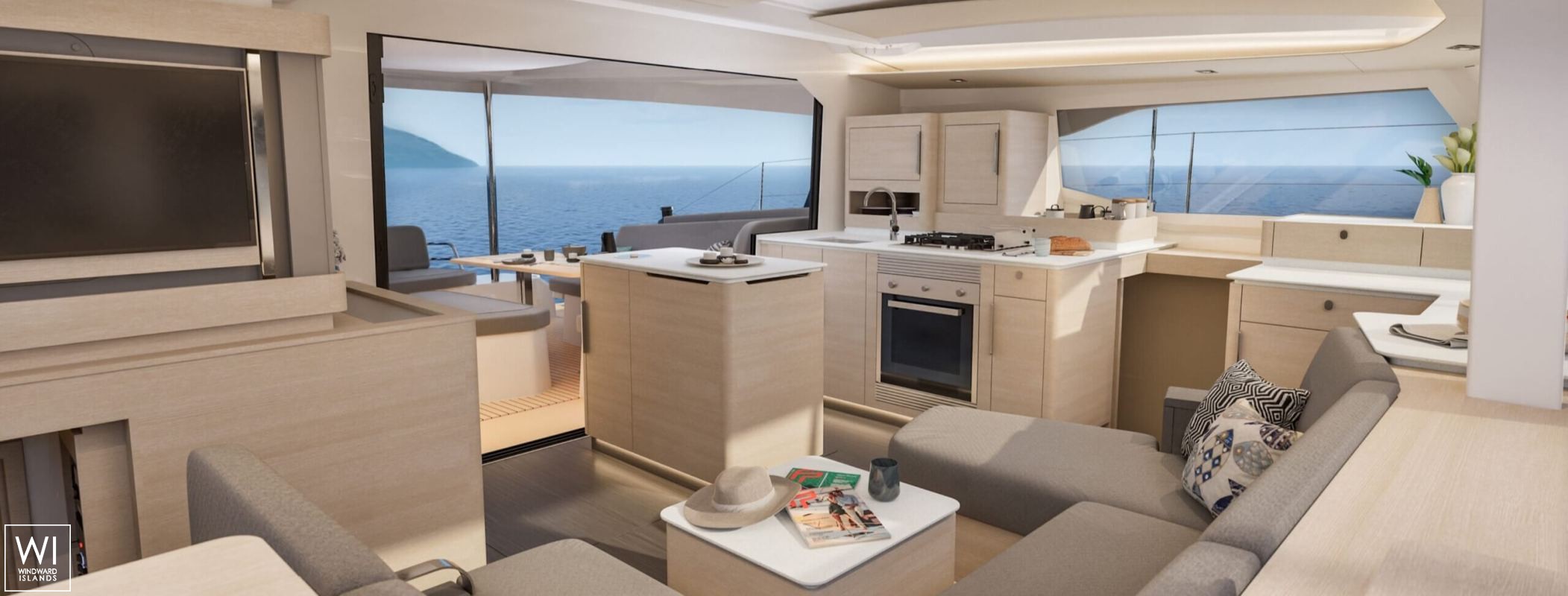 Catamaran 44 Fountaine Pajot Interior 3