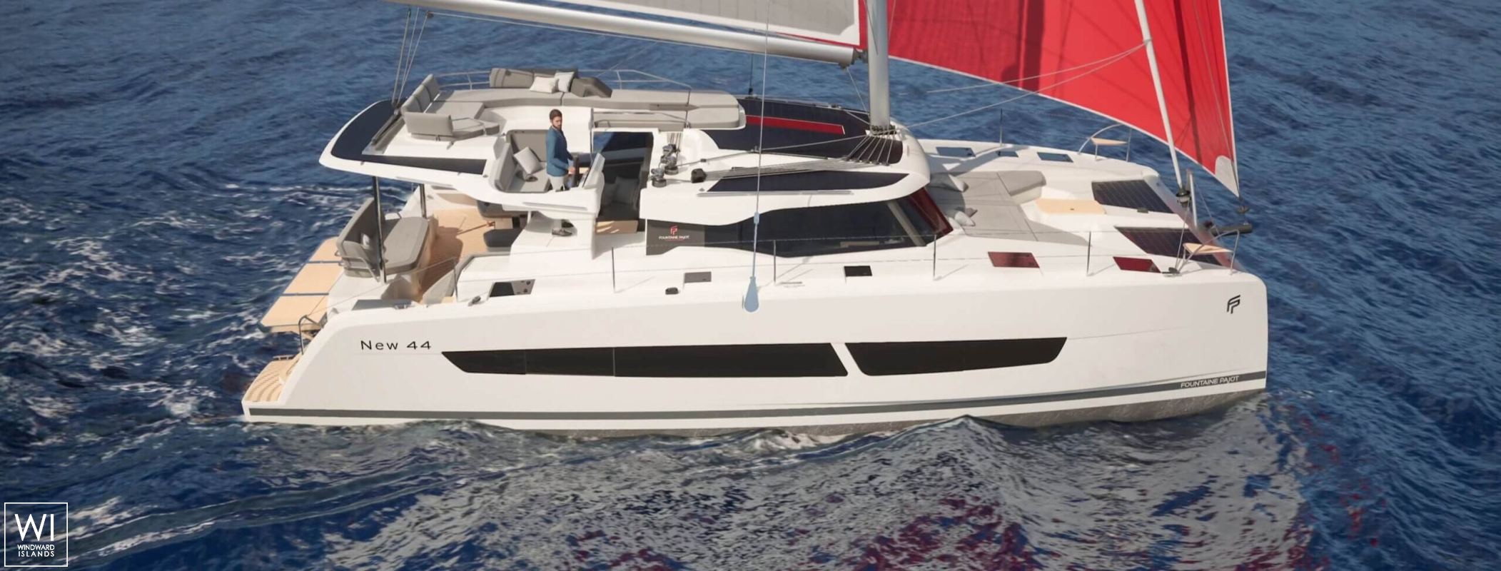 Catamaran 44 Fountaine Pajot Exterior 3