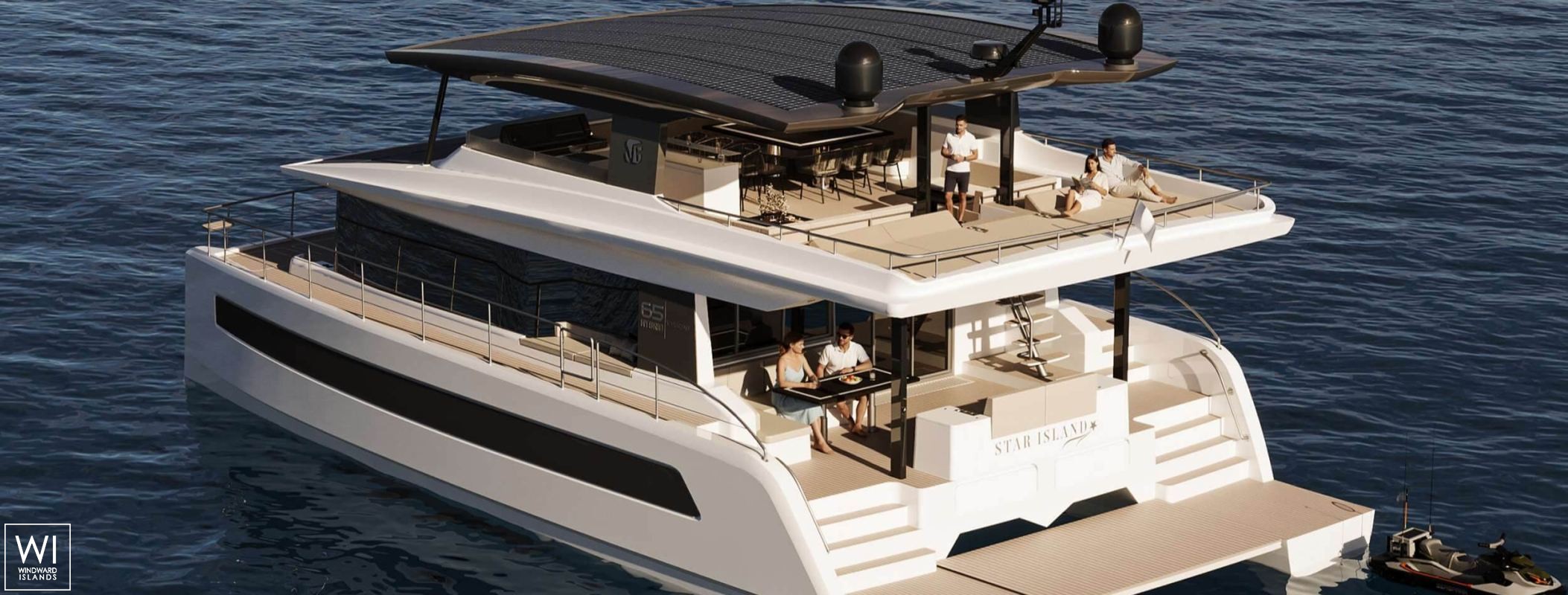 Star Island  VisionF  Hybrid Power Catamaran  65  Exterior 2