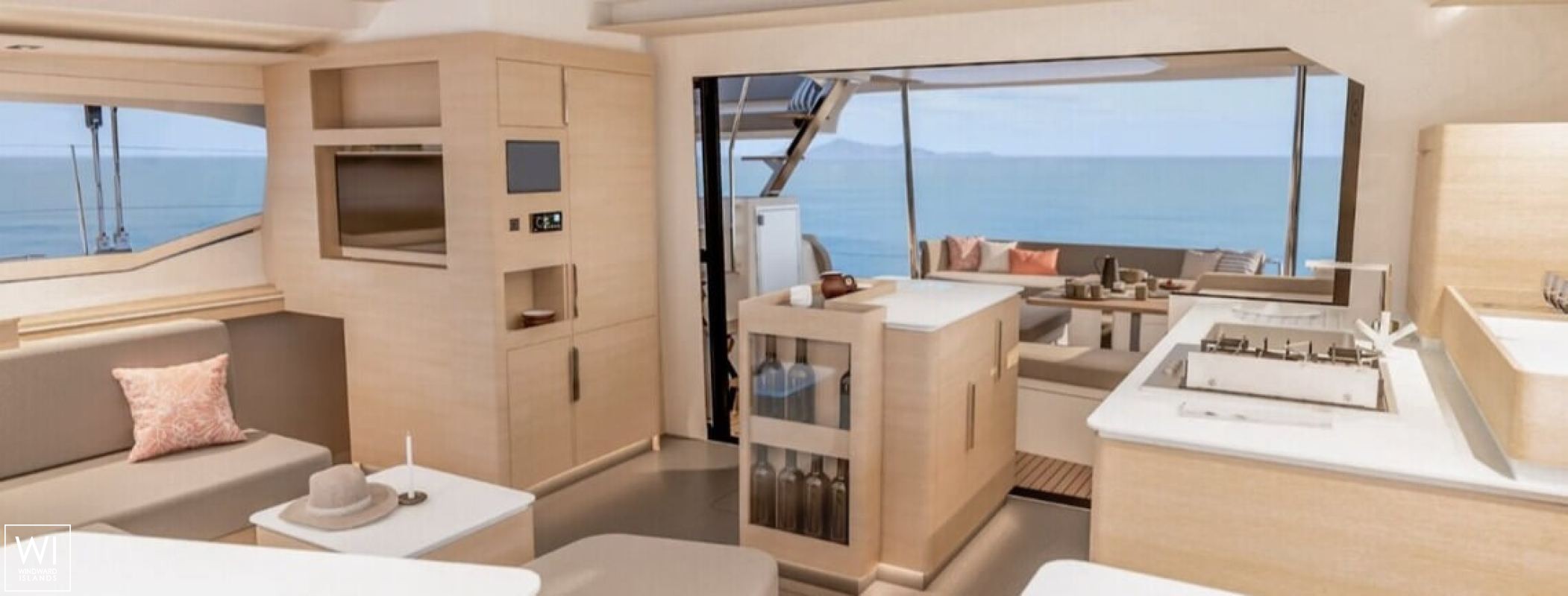 FP 48 Fountaine Pajot Interior 3