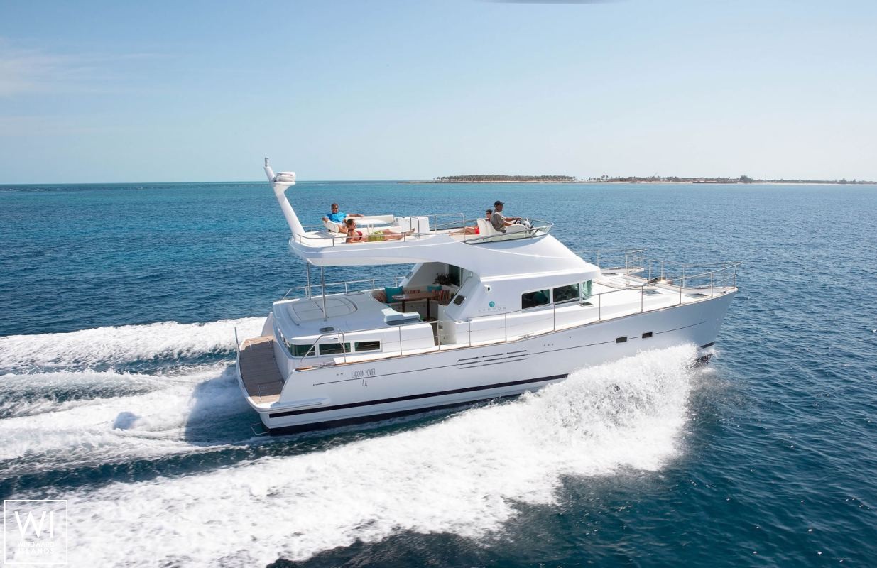 Power 44 Lagoon Catamaran Exterior 3