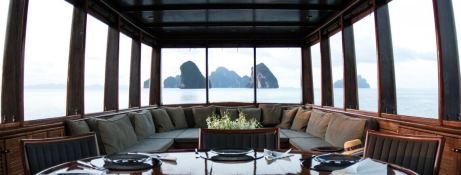 Custom Motoryacht Thai-crafted wooden hull 14