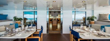 Bella Vita (ex Necker Belle) CMN Catamaran 32M Interior 1