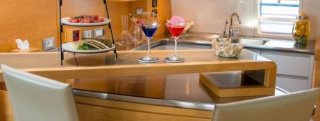 Bella Vita (ex Necker Belle) CMN Catamaran 32M Interior 1