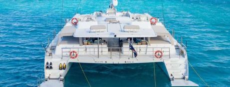 Bella Vita (ex Necker Belle) CMN Catamaran 32M Exterior 1