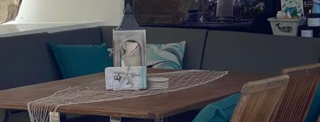 Cashmere  (ex SEA DRAGON) Fountaine Pajot Saba 50 Interior 1