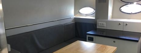 BLACK ZEN  Sunseeker Predator 82' Interior 13