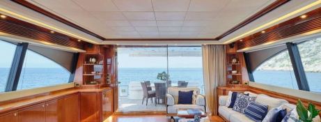 ESTIA YI  Ferretti Yacht 880 Interior 17