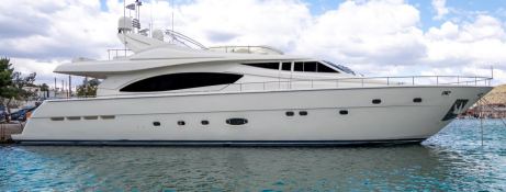 ESTIA YI  Ferretti Yacht 880 Exterior 14