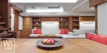 Aragon (ex Windfall) Southern Wind Sloop 94' Interior 2