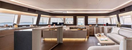 SIETE MARES  Lagoon Catamaran Power 78 Interior 1